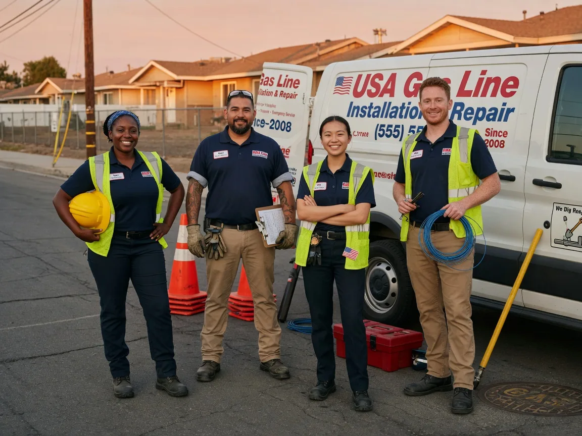 Gas Line Installation company in Crescent City, IL